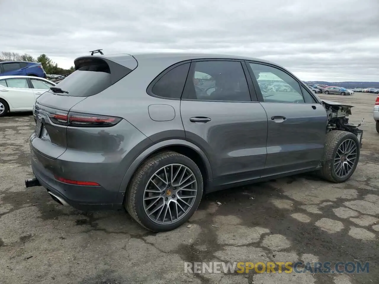 3 fotografías del automóvil dañado WP1AA2AY5KDA17002 PORSCHE CAYENNE 2019