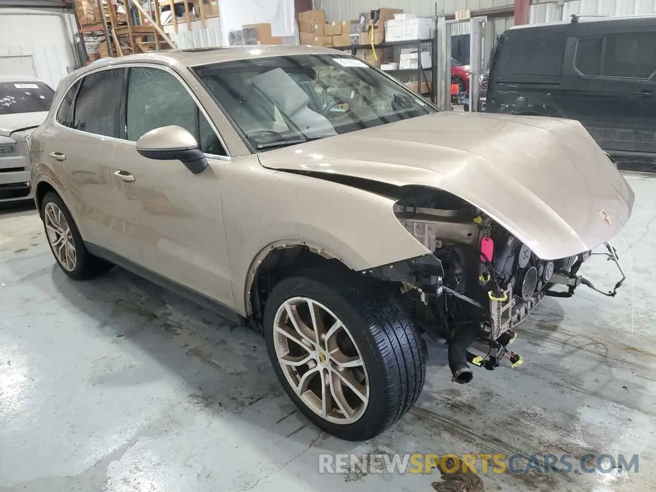 4 fotografías del automóvil dañado WP1AA2AY6KDA04730 PORSCHE CAYENNE 2019