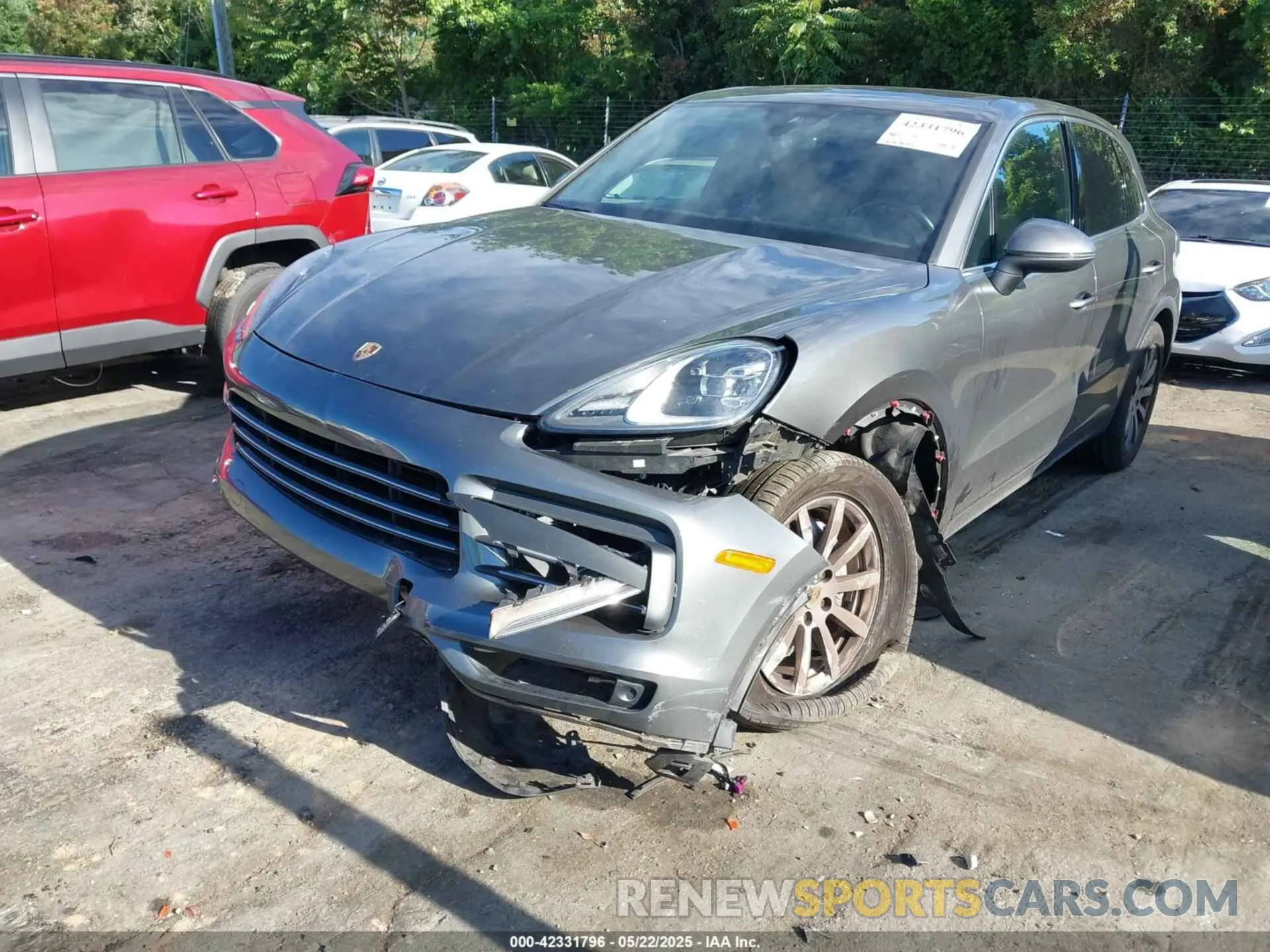 2 fotografías del automóvil dañado WP1AA2AY6KDA08082 PORSCHE CAYENNE 2019