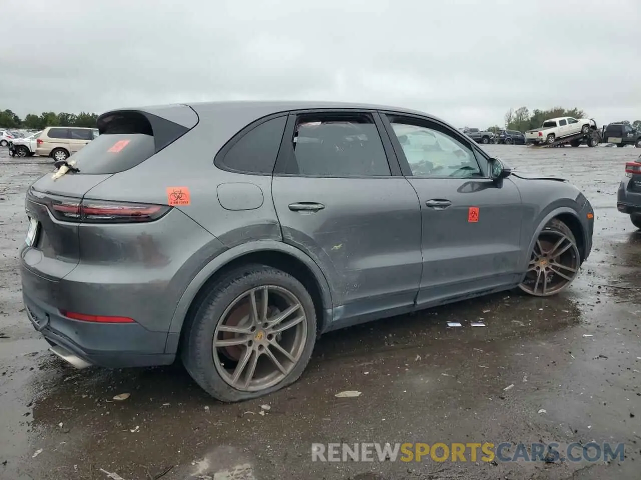 3 fotografías del automóvil dañado WP1AA2AY6KDA09152 PORSCHE CAYENNE 2019