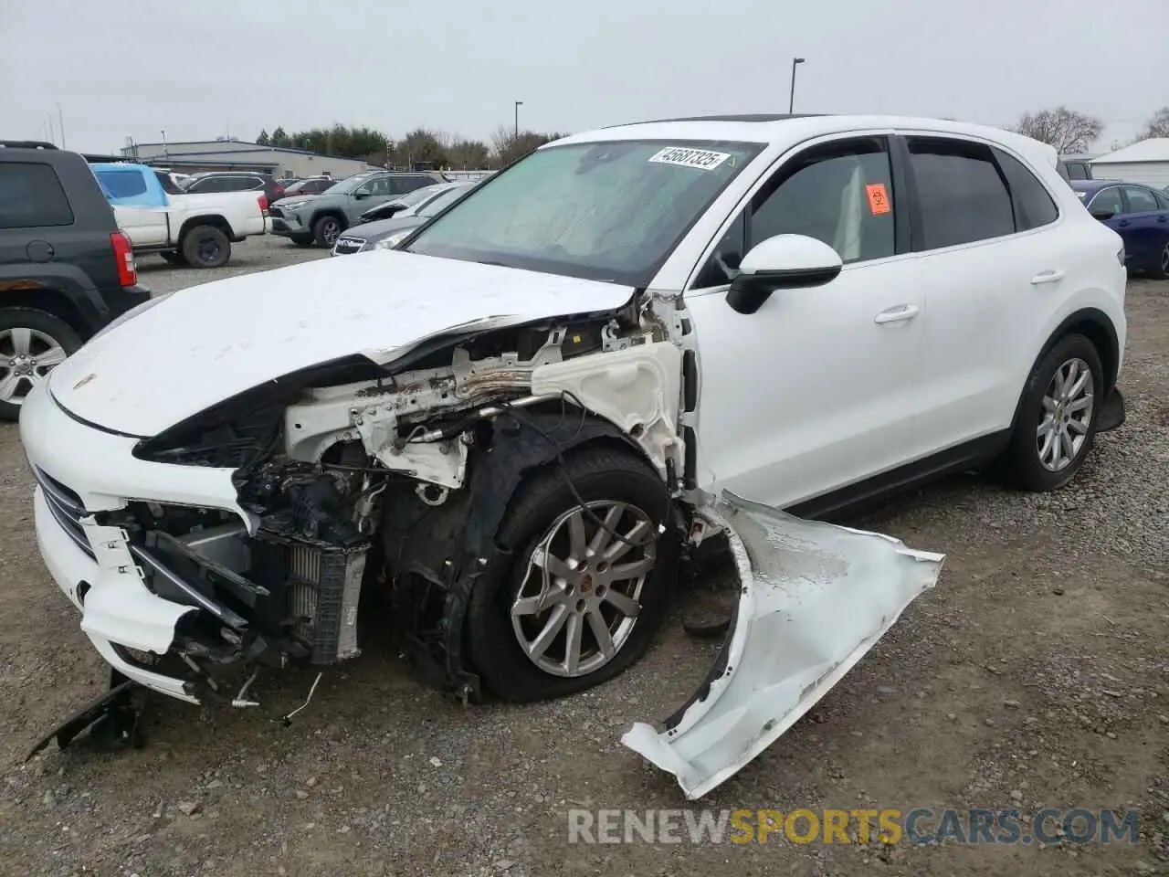 1 fotografías del automóvil dañado WP1AA2AY6KDA15498 PORSCHE CAYENNE 2019