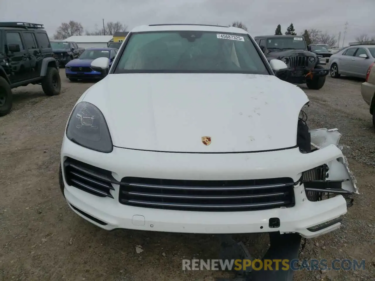 5 fotografías del automóvil dañado WP1AA2AY6KDA15498 PORSCHE CAYENNE 2019