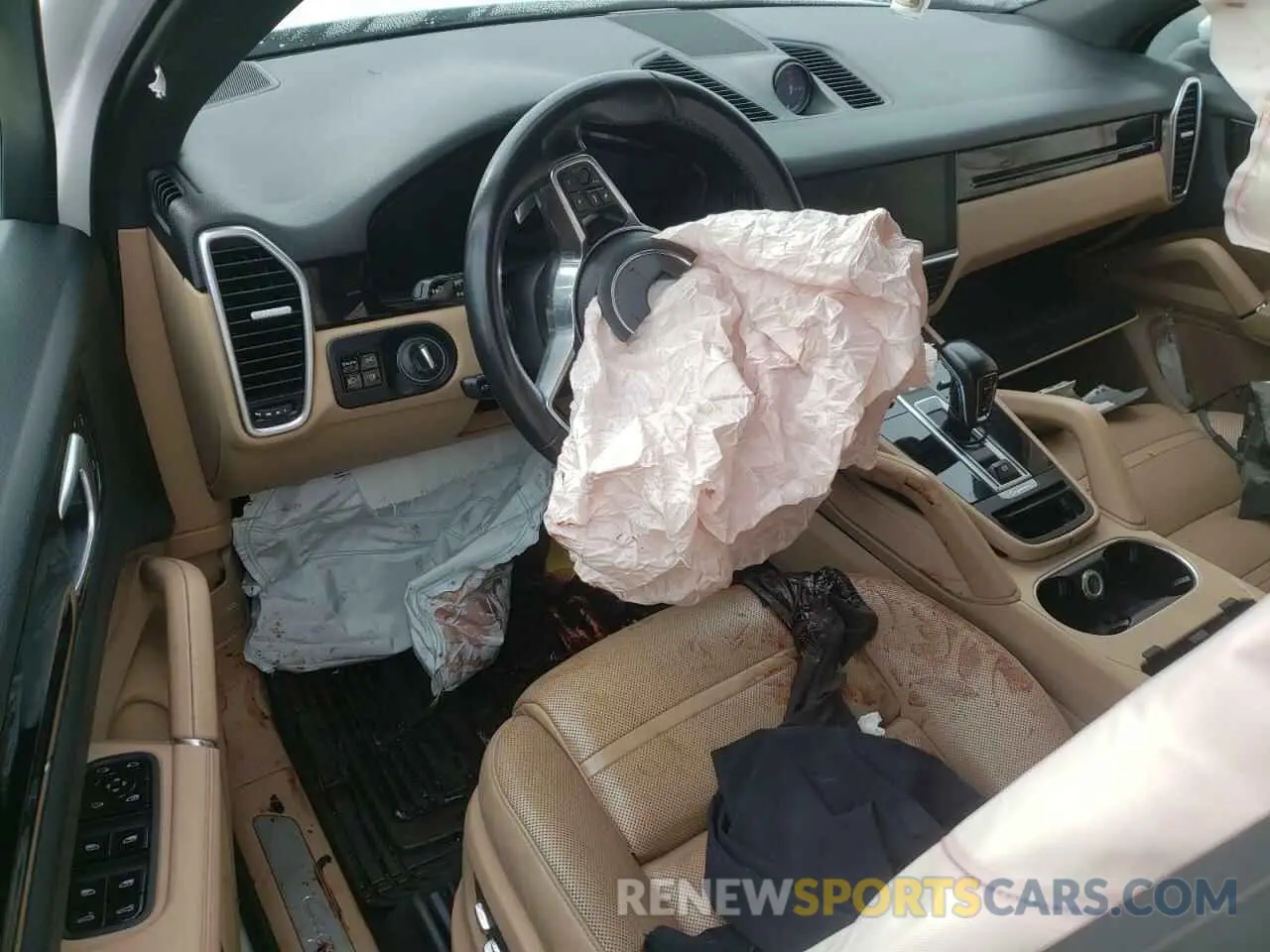 8 fotografías del automóvil dañado WP1AA2AY6KDA15498 PORSCHE CAYENNE 2019