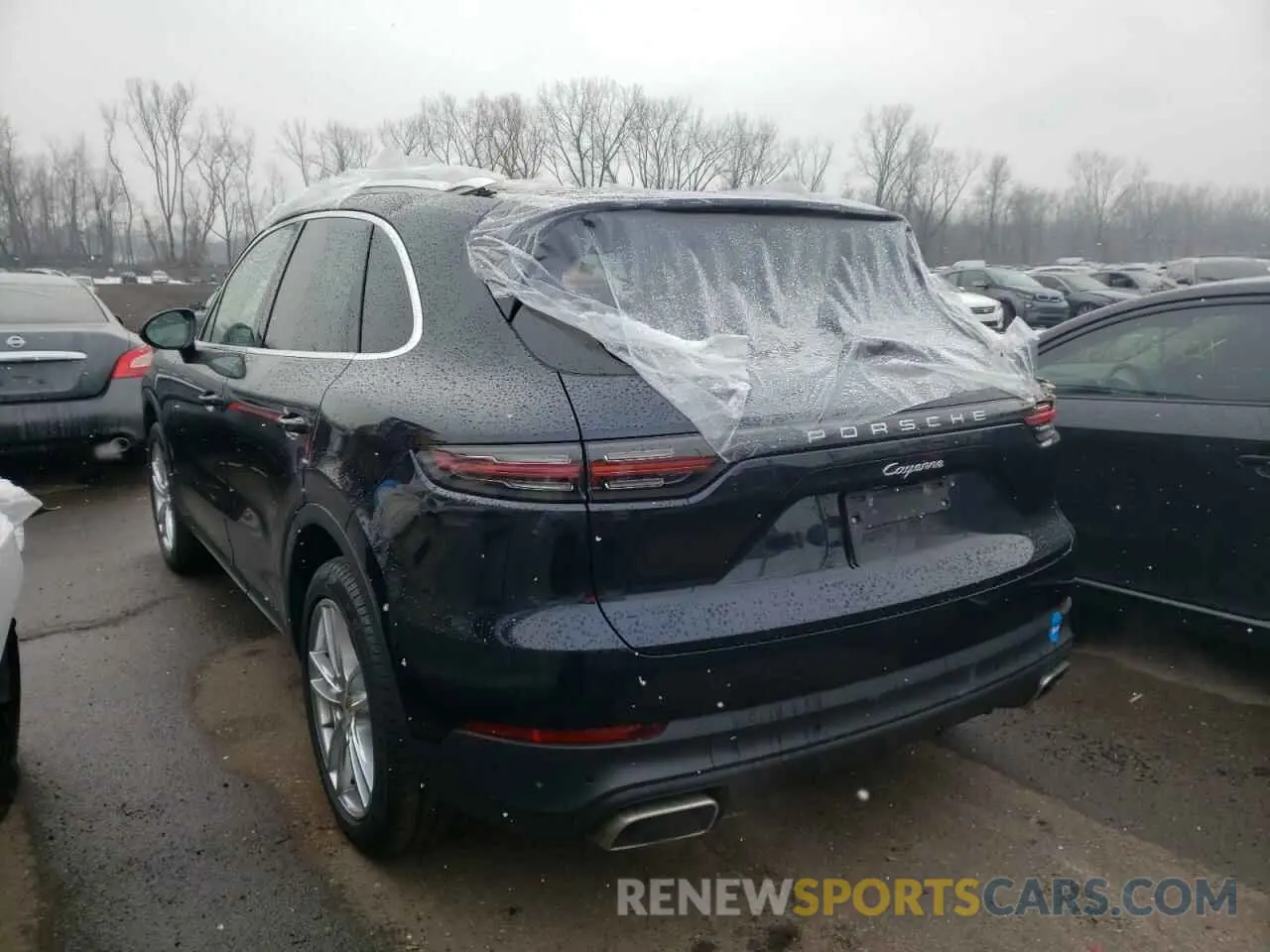 3 fotografías del automóvil dañado WP1AA2AY7KDA08091 PORSCHE CAYENNE 2019
