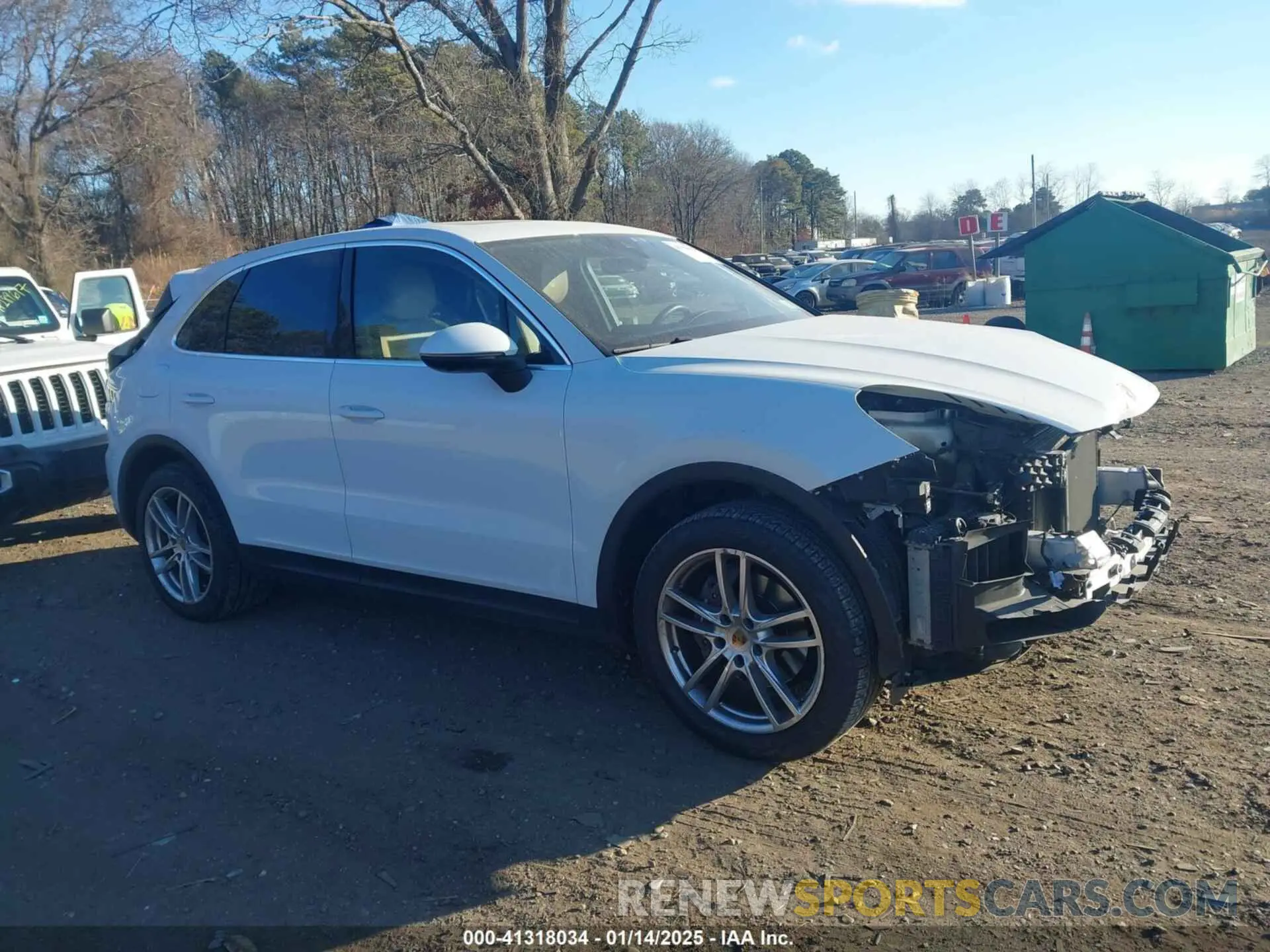 1 fotografías del automóvil dañado WP1AA2AY8KDA09251 PORSCHE CAYENNE 2019