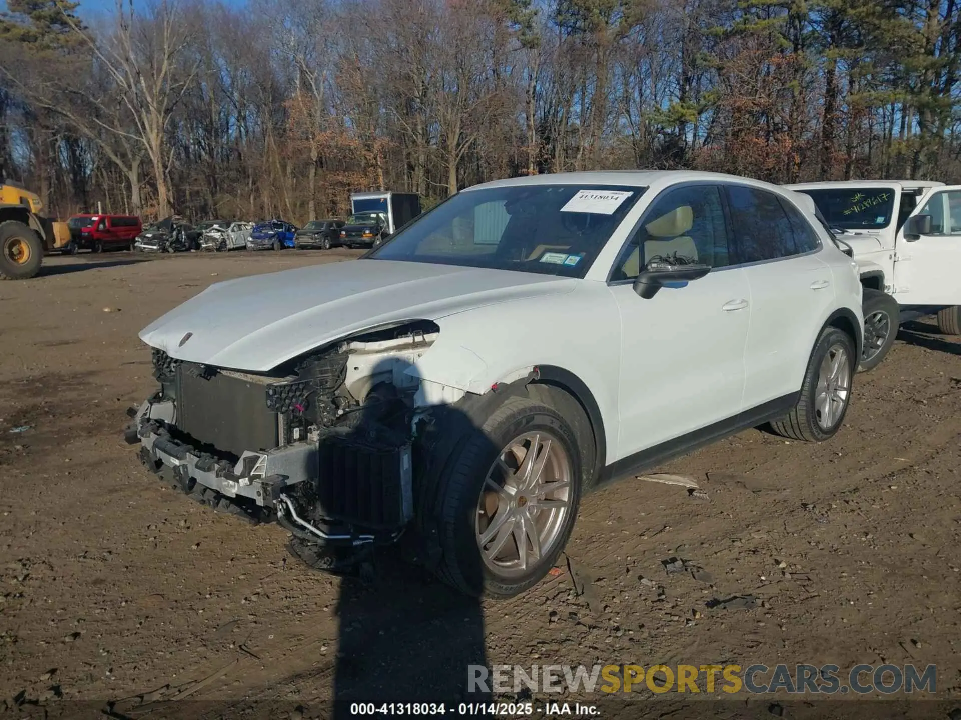 2 fotografías del automóvil dañado WP1AA2AY8KDA09251 PORSCHE CAYENNE 2019