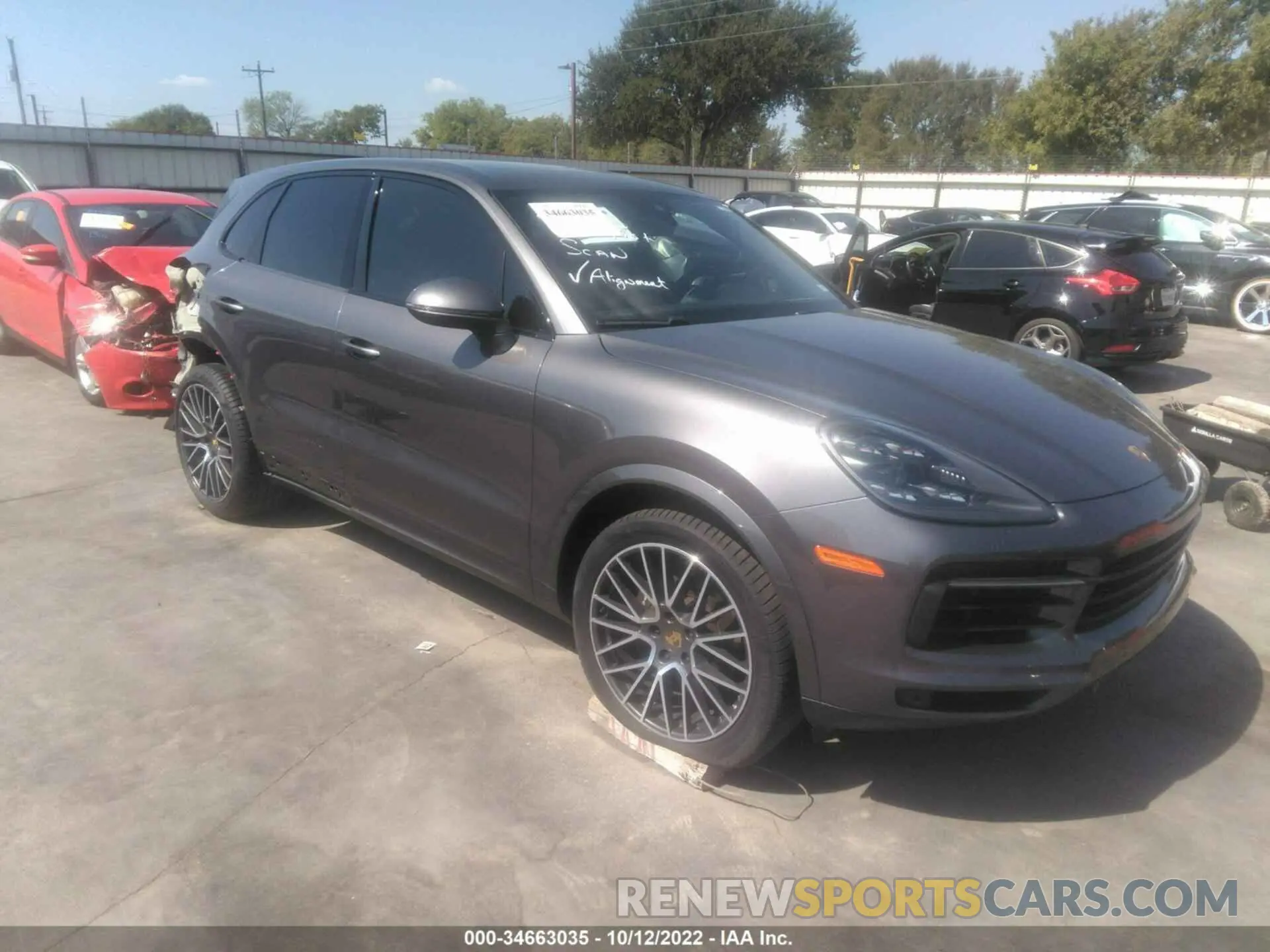 1 fotografías del automóvil dañado WP1AA2AY9KDA06813 PORSCHE CAYENNE 2019