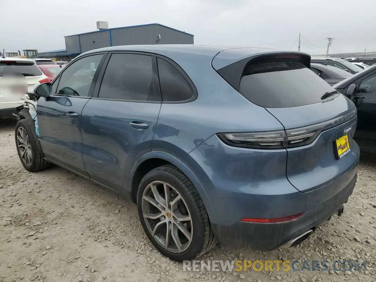 2 fotografías del automóvil dañado WP1AA2AYXKDA00034 PORSCHE CAYENNE 2019