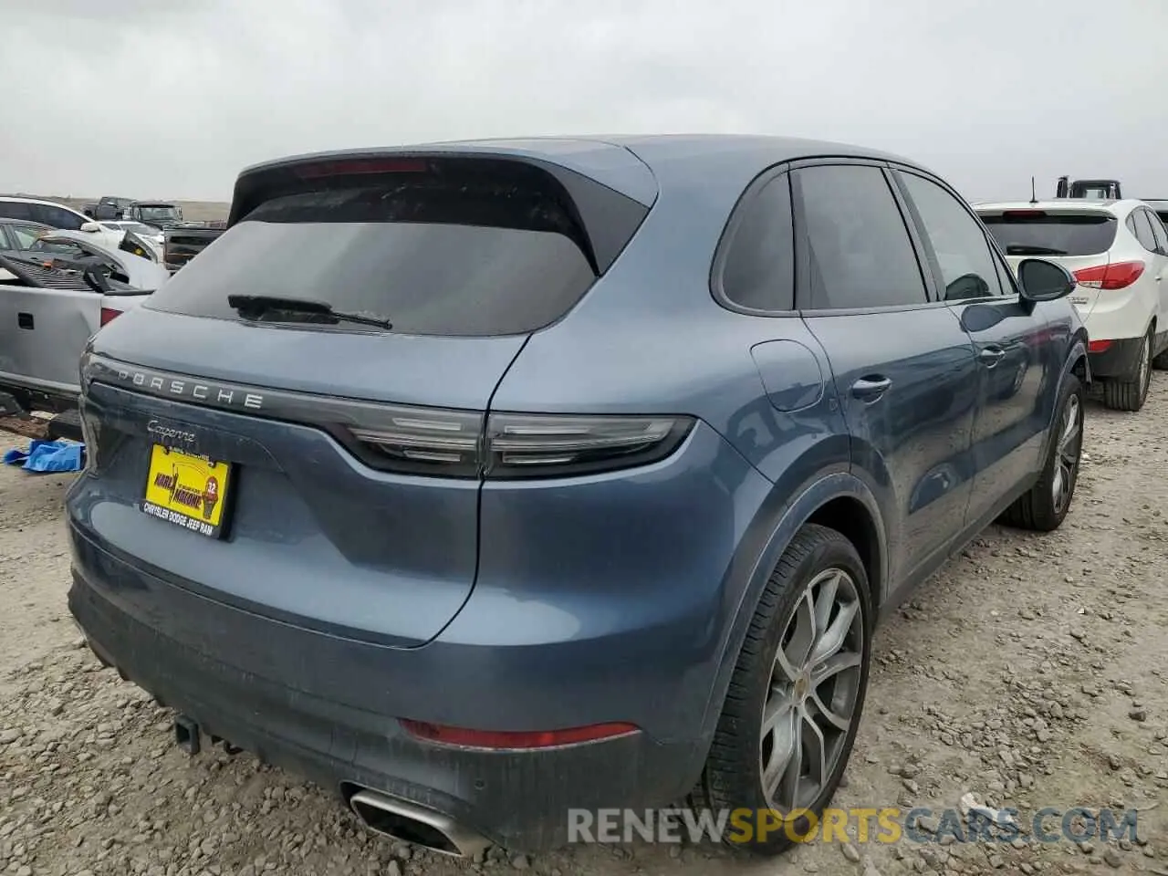 3 fotografías del automóvil dañado WP1AA2AYXKDA00034 PORSCHE CAYENNE 2019