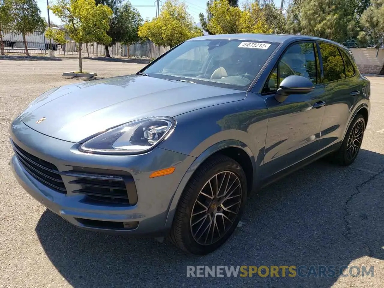 2 fotografías del automóvil dañado WP1AA2AYXKDA09722 PORSCHE CAYENNE 2019