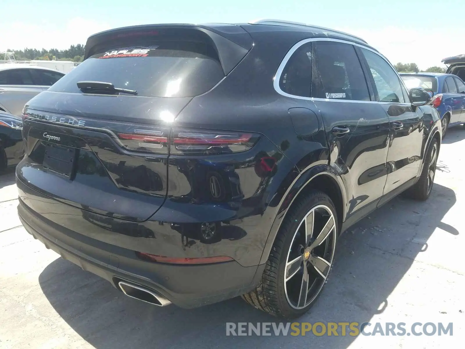 4 fotografías del automóvil dañado WP1AA2AYXKDA17433 PORSCHE CAYENNE 2019