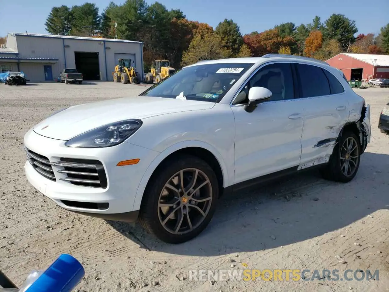 1 fotografías del automóvil dañado WP1AB2AY0KDA62362 PORSCHE CAYENNE 2019