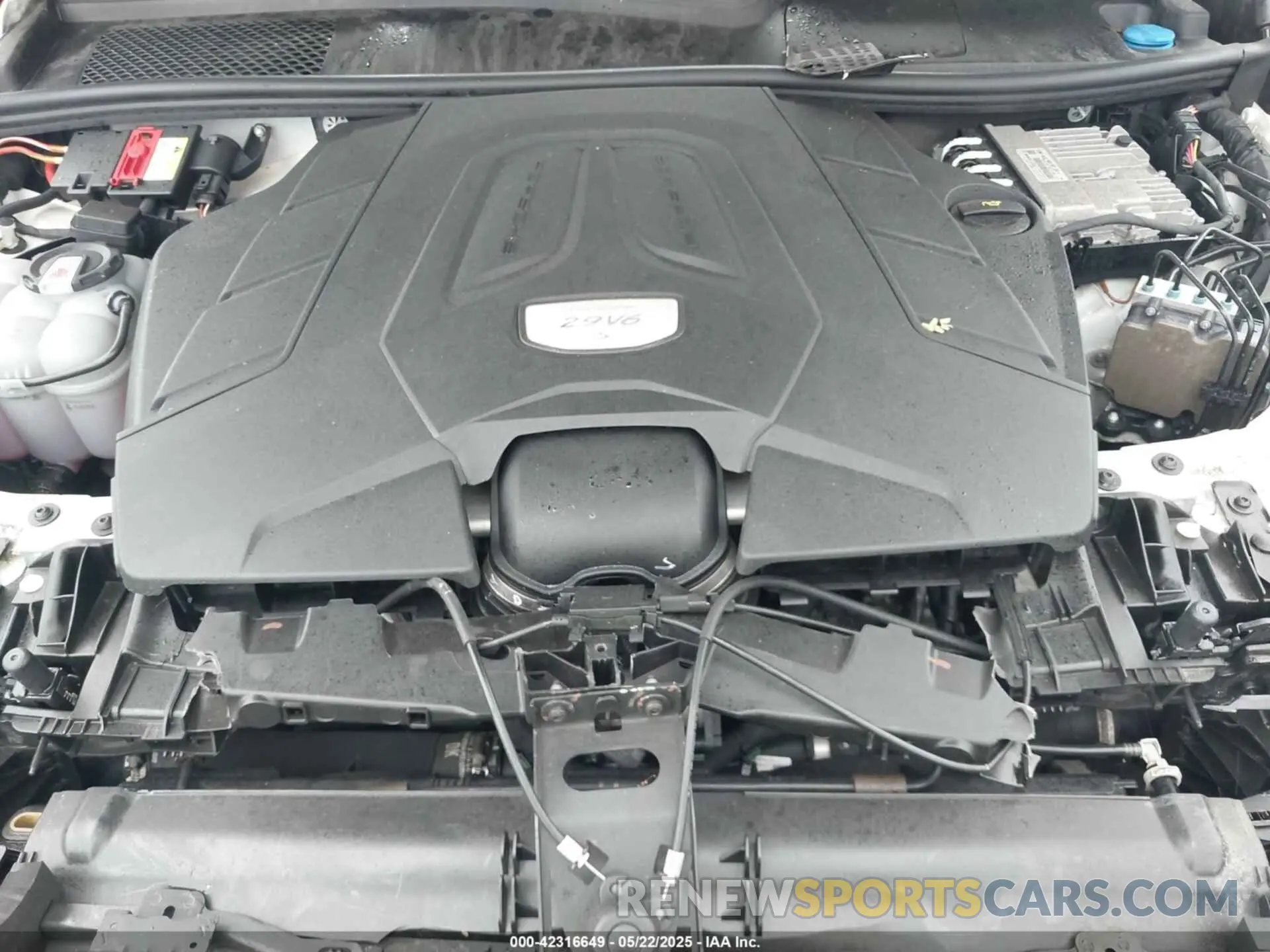 10 fotografías del automóvil dañado WP1AB2AY2KDA64548 PORSCHE CAYENNE 2019