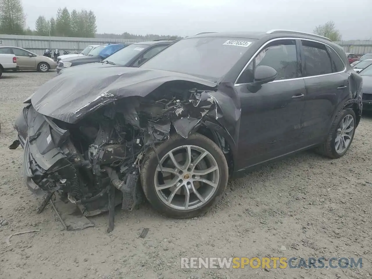 1 fotografías del automóvil dañado WP1AB2AY3KDA61528 PORSCHE CAYENNE 2019