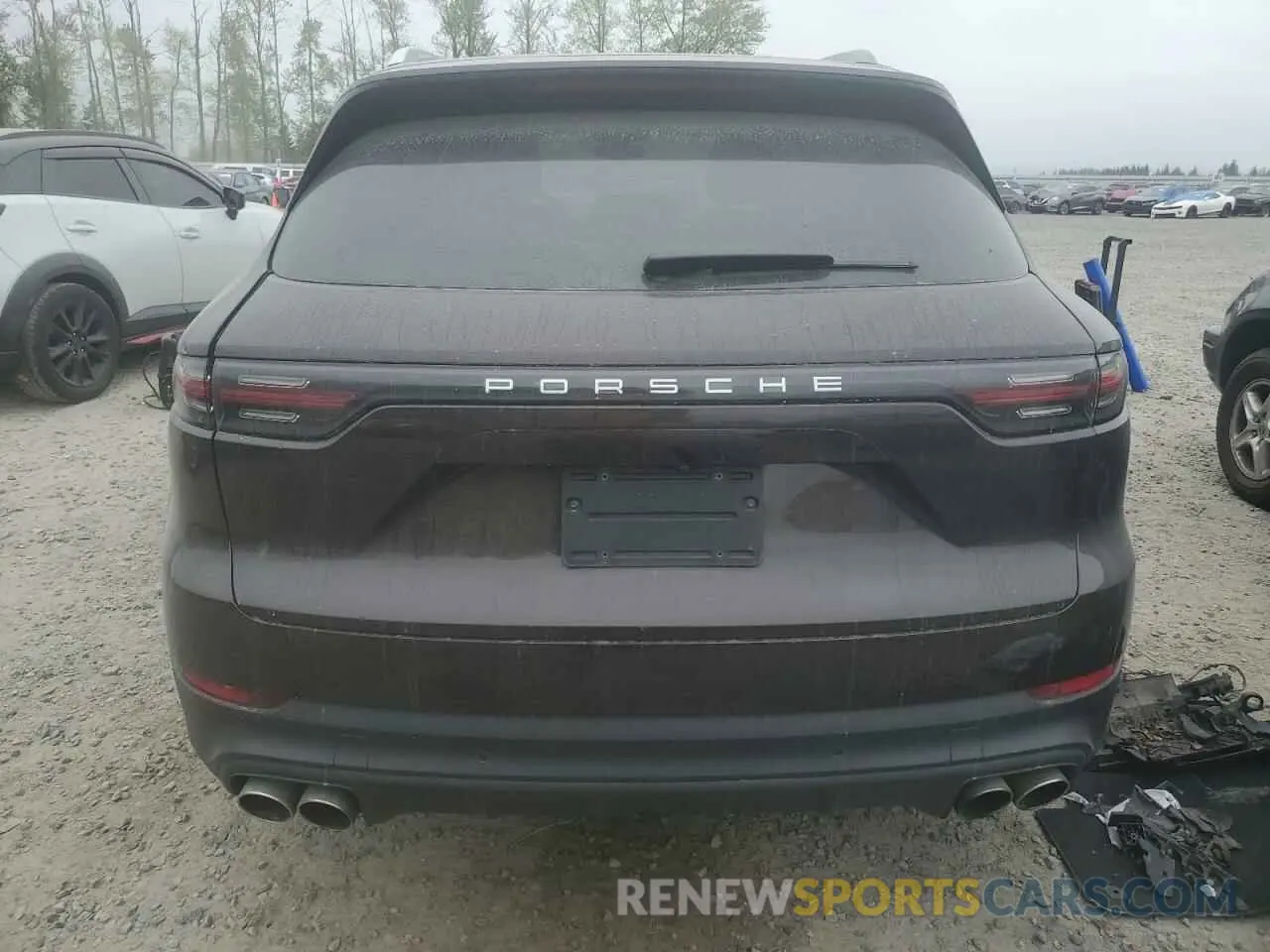 6 fotografías del automóvil dañado WP1AB2AY3KDA61528 PORSCHE CAYENNE 2019