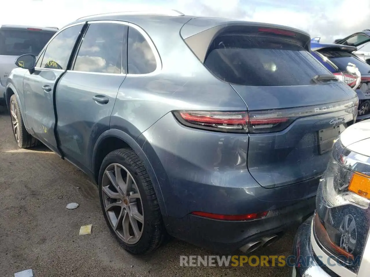 3 fotografías del automóvil dañado WP1AB2AY4KDA65636 PORSCHE CAYENNE 2019