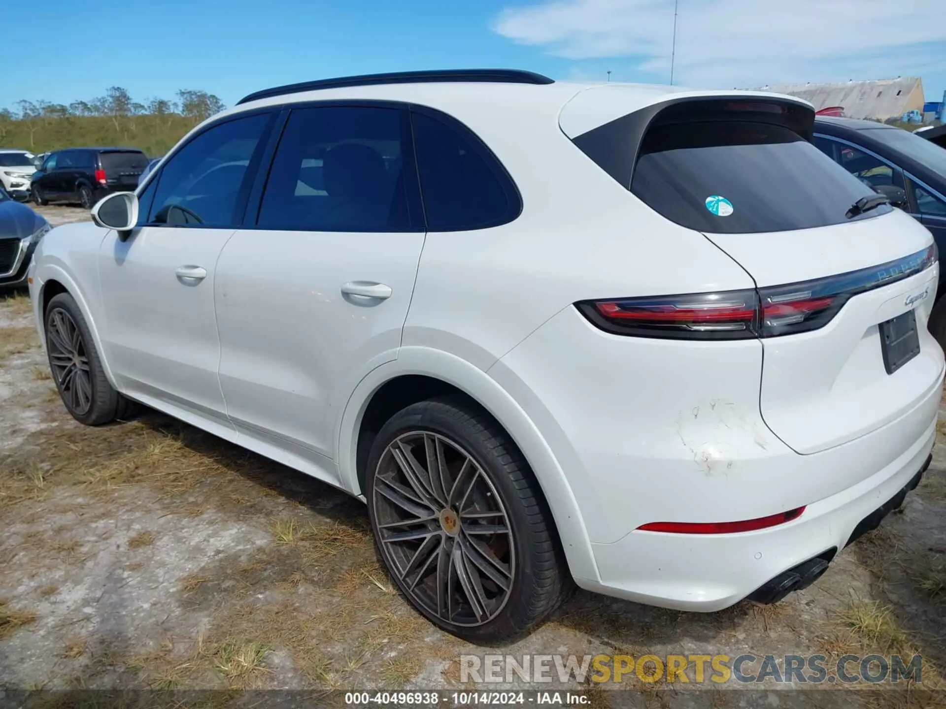 3 fotografías del automóvil dañado WP1AB2AY5KDA64026 PORSCHE CAYENNE 2019