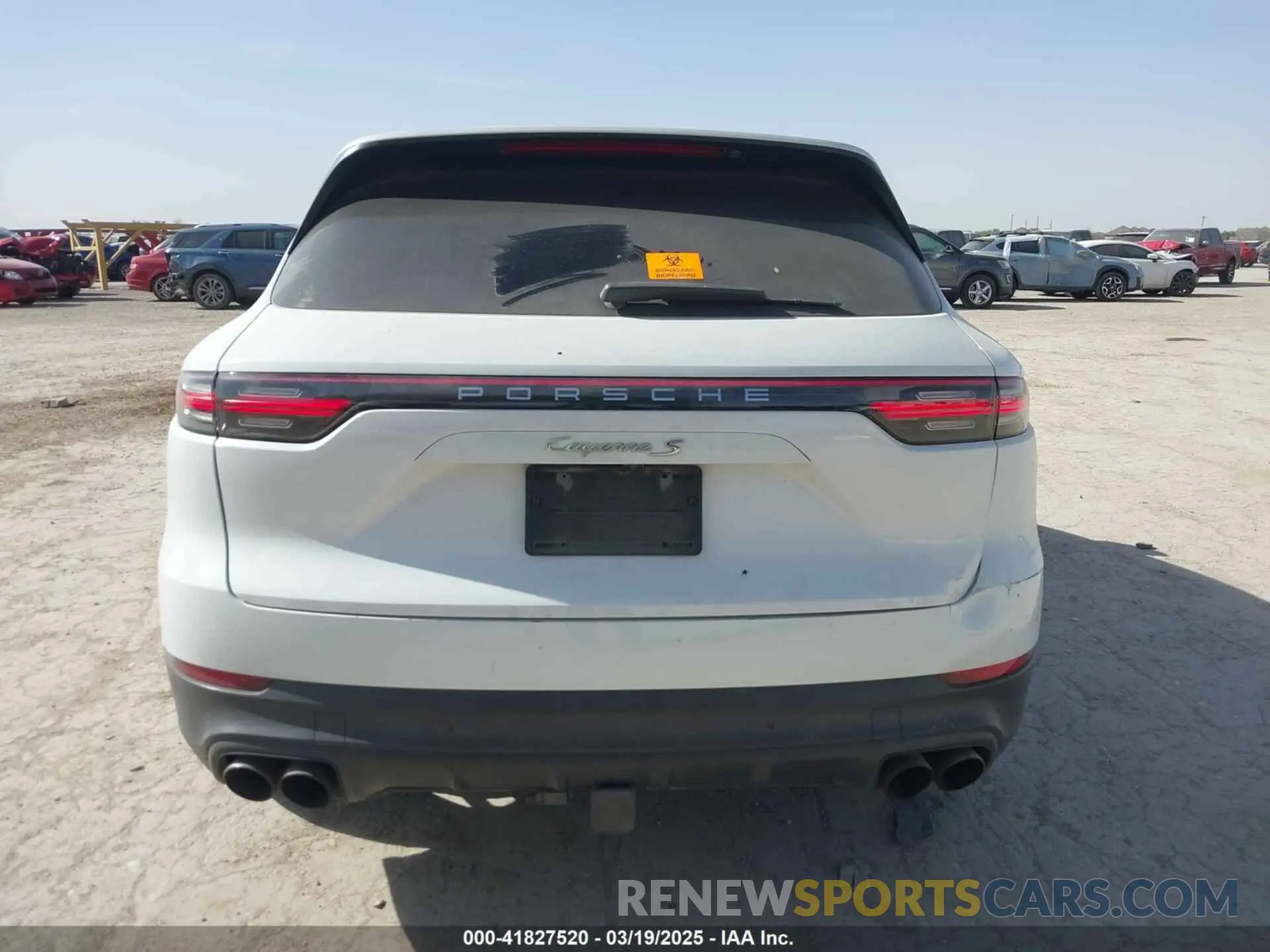15 fotografías del automóvil dañado WP1AB2AY7KDA64786 PORSCHE CAYENNE 2019