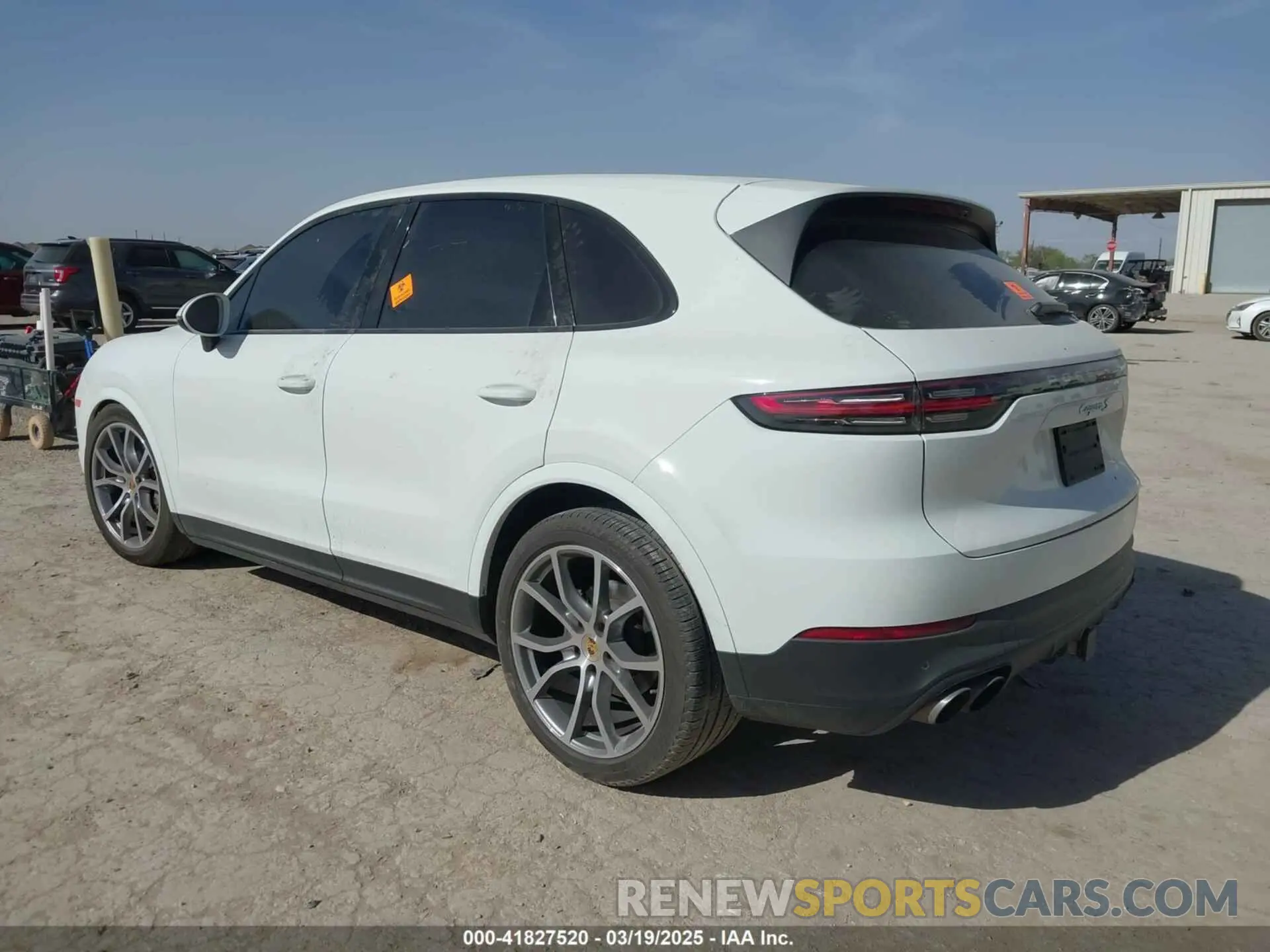 3 fotografías del automóvil dañado WP1AB2AY7KDA64786 PORSCHE CAYENNE 2019