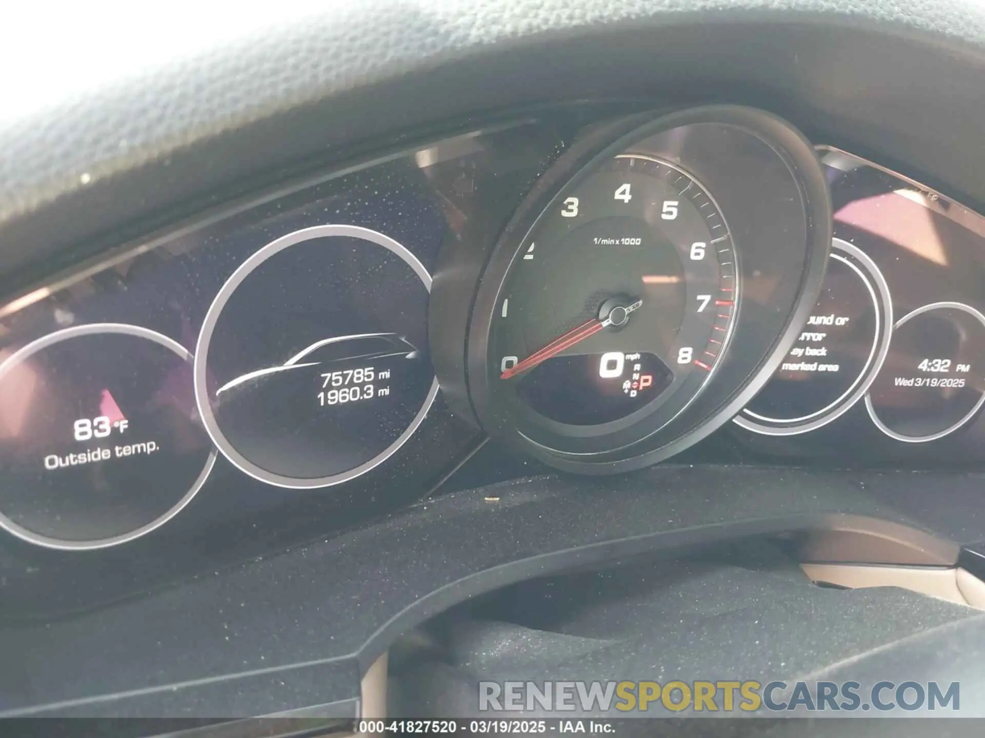 7 fotografías del automóvil dañado WP1AB2AY7KDA64786 PORSCHE CAYENNE 2019