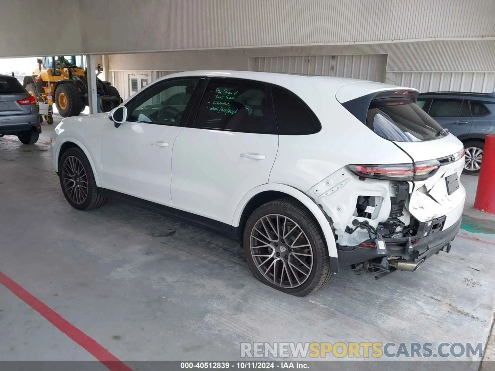 3 fotografías del automóvil dañado WP1AB2AY8KDA63985 PORSCHE CAYENNE 2019