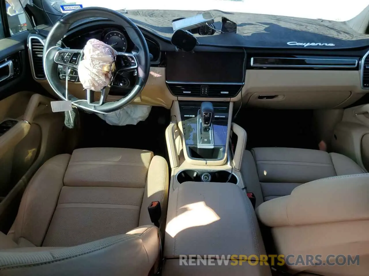 8 fotografías del automóvil dañado WP1AE2AY5KDA50280 PORSCHE CAYENNE 2019