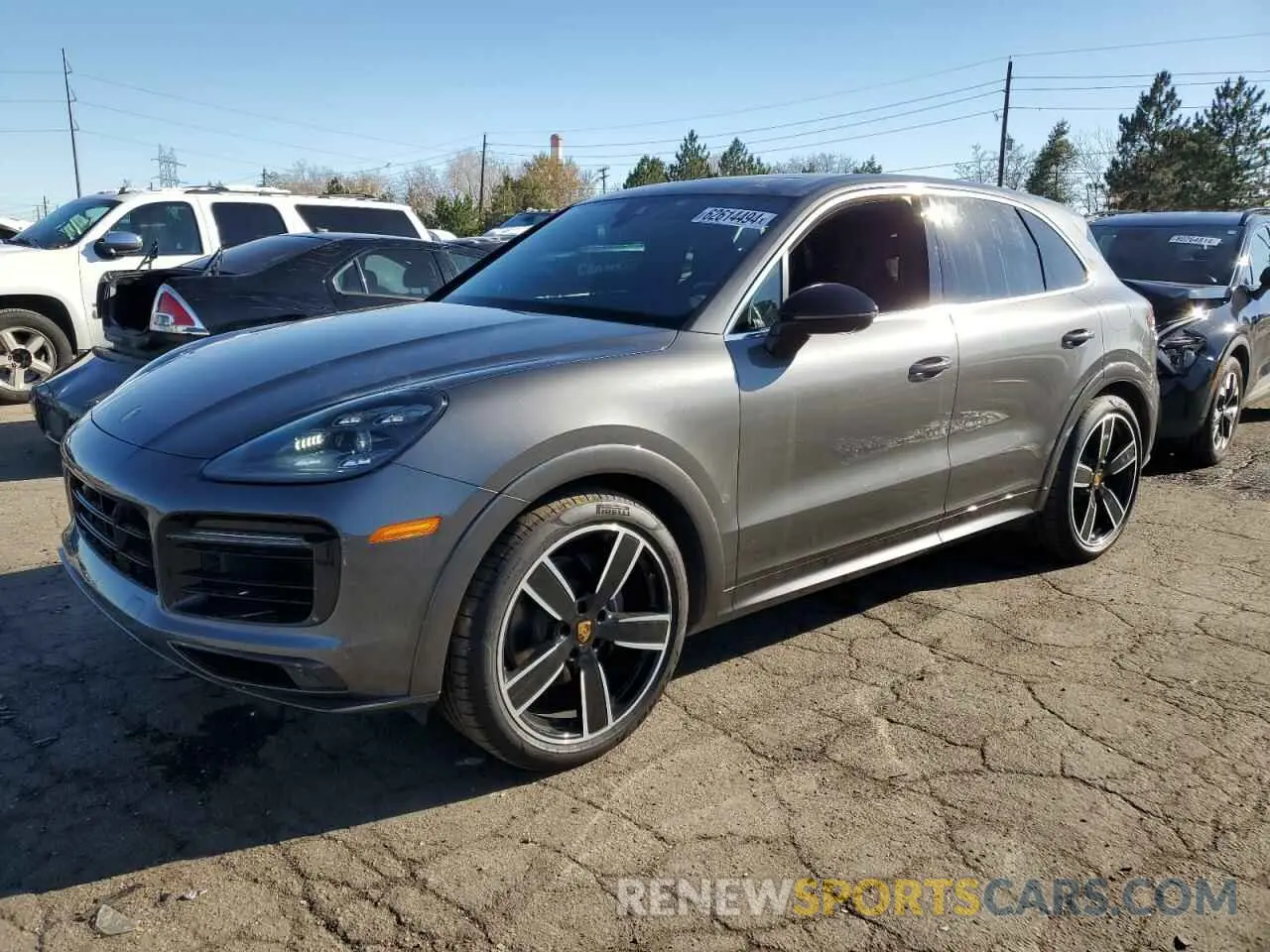 1 fotografías del automóvil dañado WP1AE2AY7KDA50488 PORSCHE CAYENNE 2019