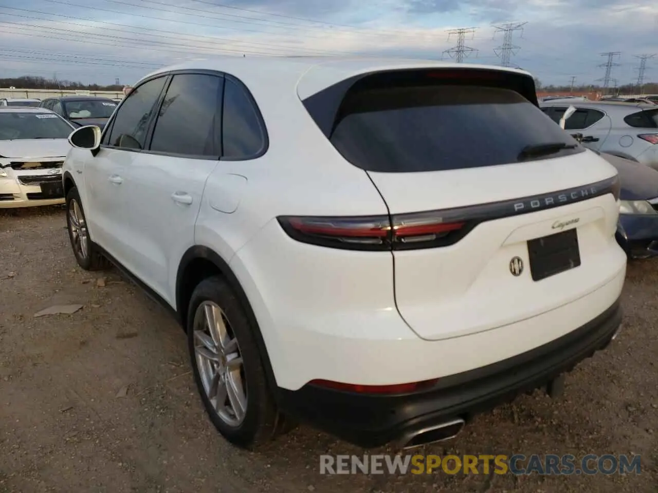 3 fotografías del automóvil dañado WP1AE2AY7KDA51964 PORSCHE CAYENNE 2019