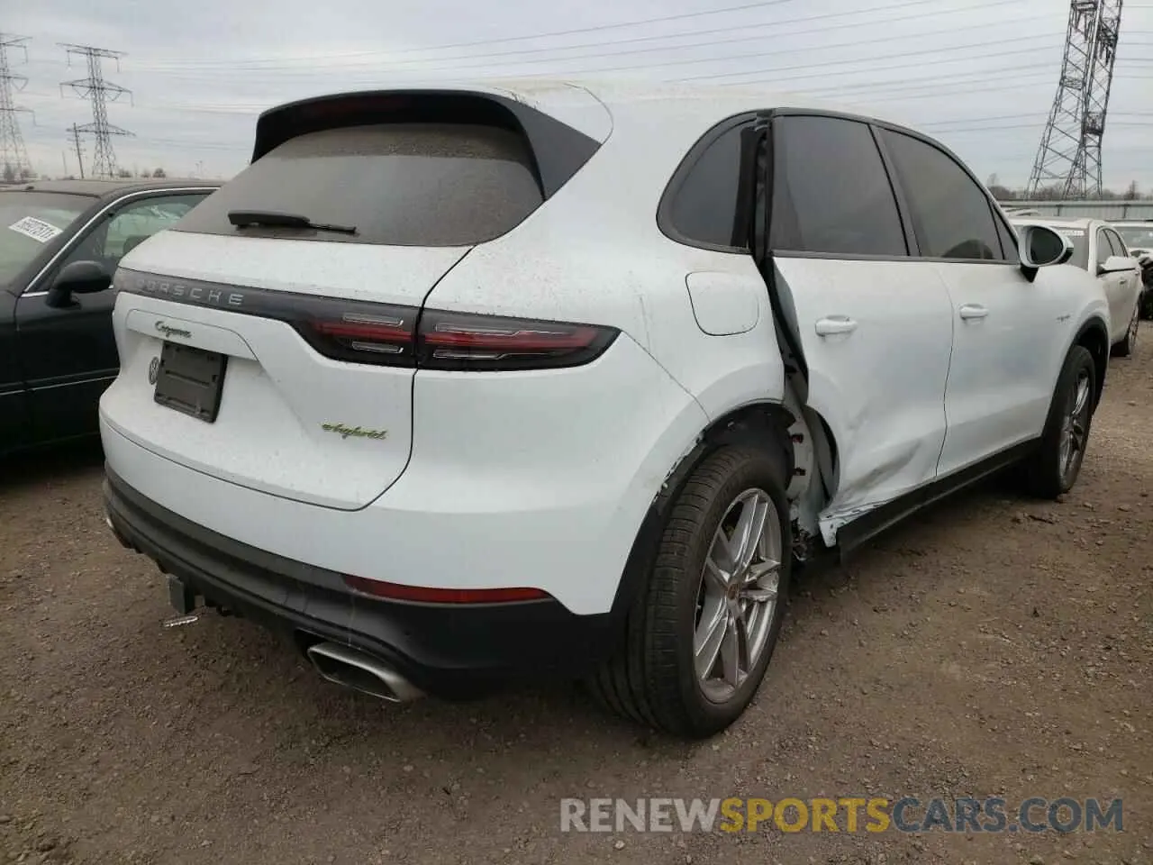 4 fotografías del automóvil dañado WP1AE2AY7KDA51964 PORSCHE CAYENNE 2019