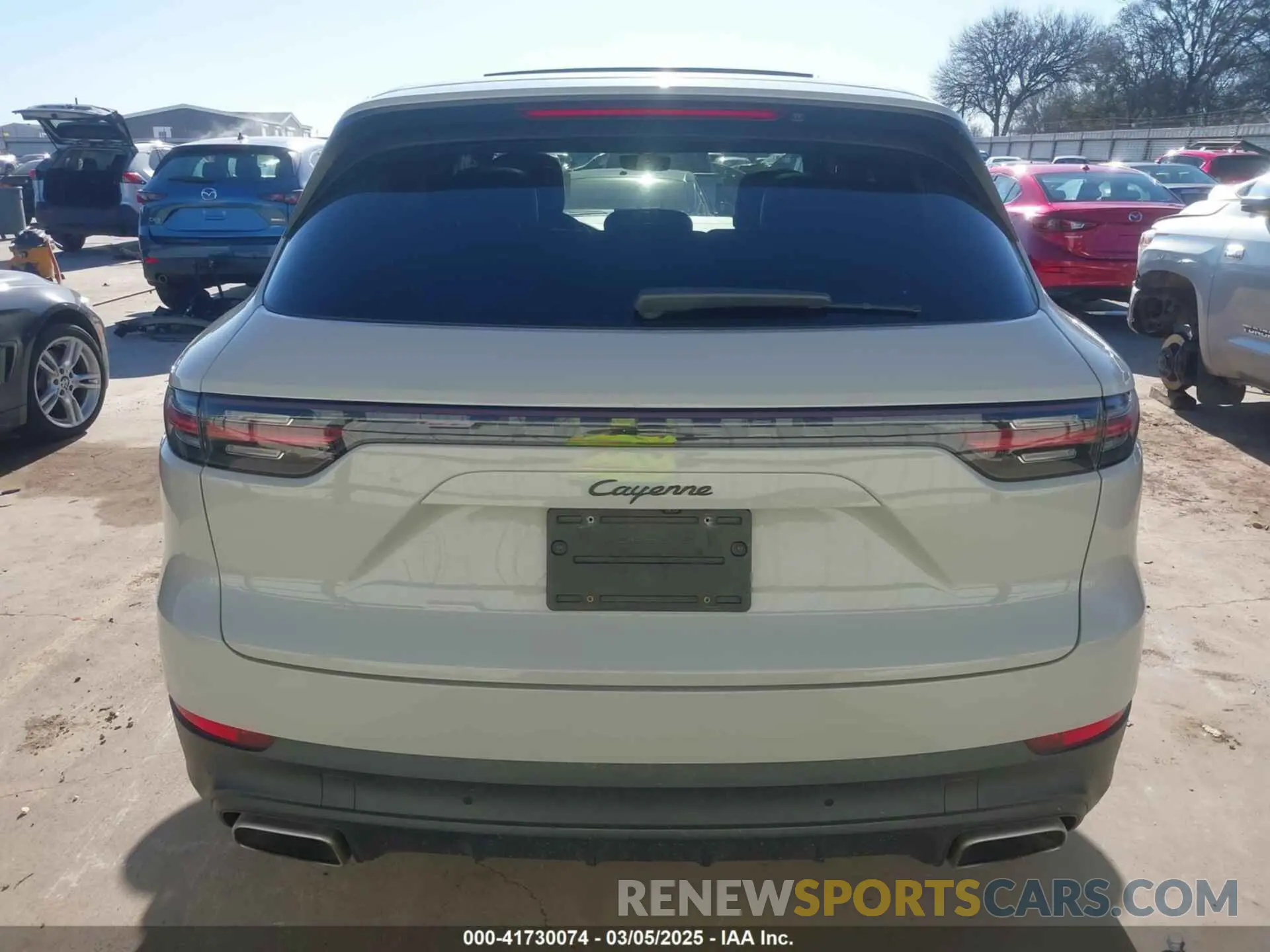 16 fotografías del automóvil dañado WP1AA2AY1LDA07276 PORSCHE CAYENNE 2020