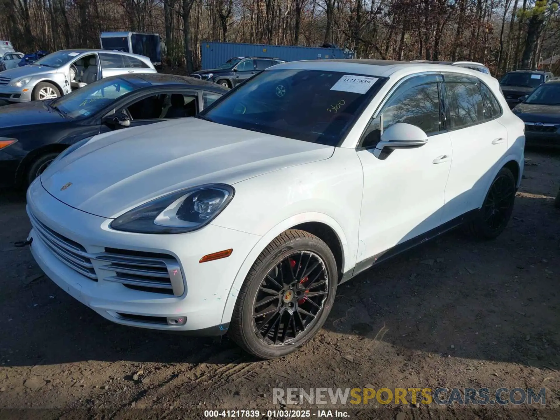 6 fotografías del automóvil dañado WP1AA2AY1LDA07925 PORSCHE CAYENNE 2020