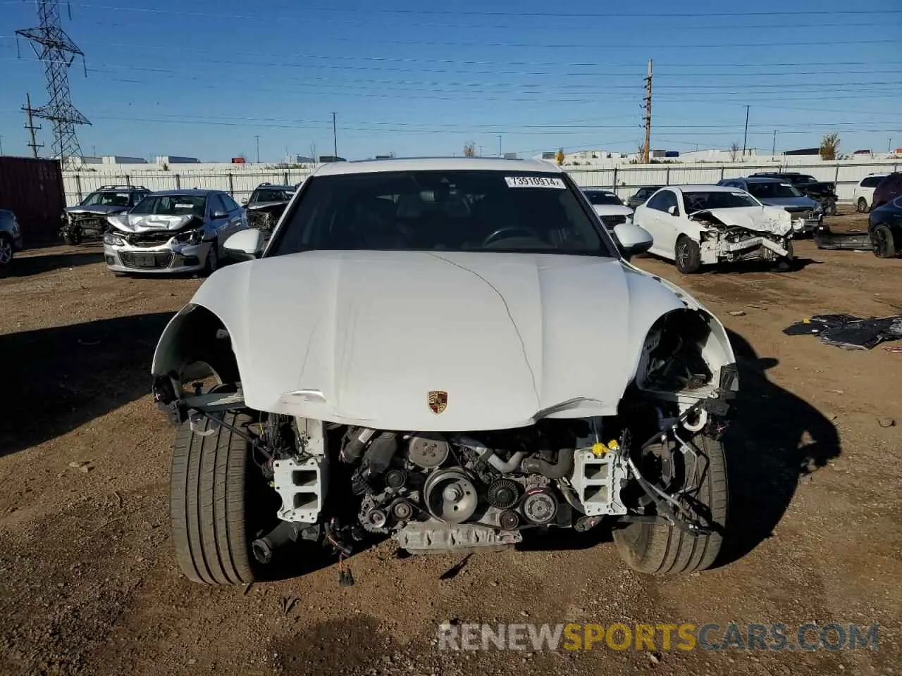 5 fotografías del automóvil dañado WP1AA2AY2LDA03544 PORSCHE CAYENNE 2020