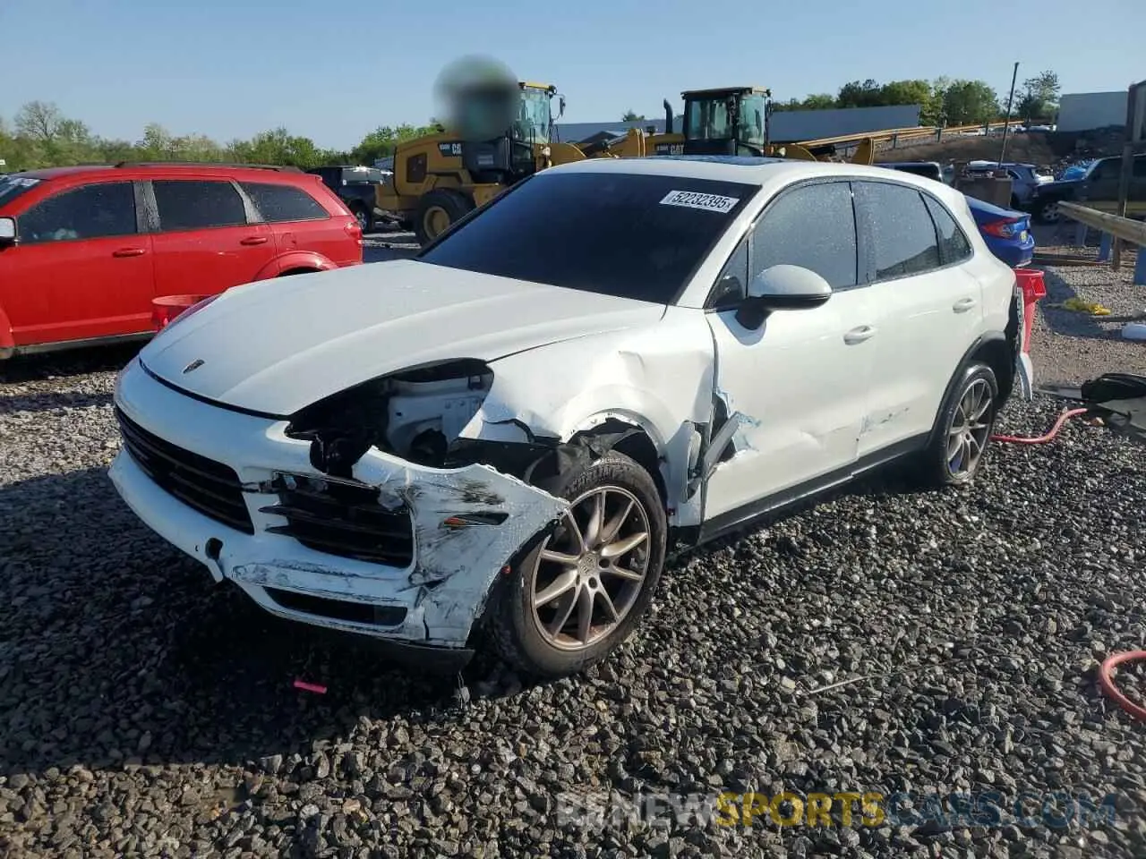 1 fotografías del automóvil dañado WP1AA2AY2LDA03933 PORSCHE CAYENNE 2020