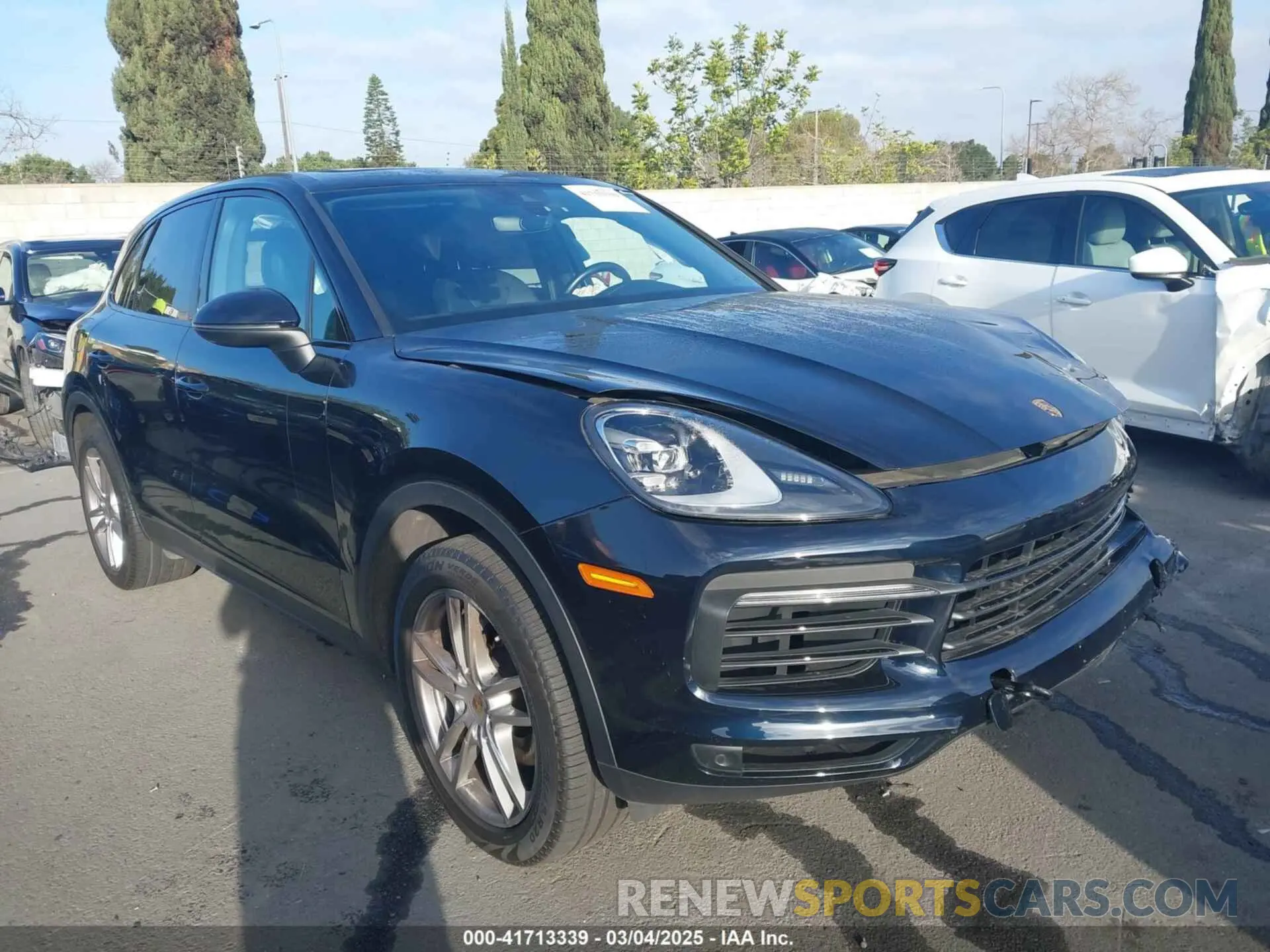 1 fotografías del automóvil dañado WP1AA2AY3LDA04136 PORSCHE CAYENNE 2020