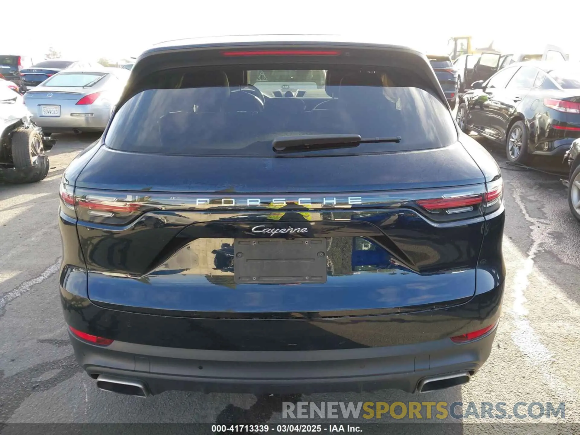 16 fotografías del automóvil dañado WP1AA2AY3LDA04136 PORSCHE CAYENNE 2020