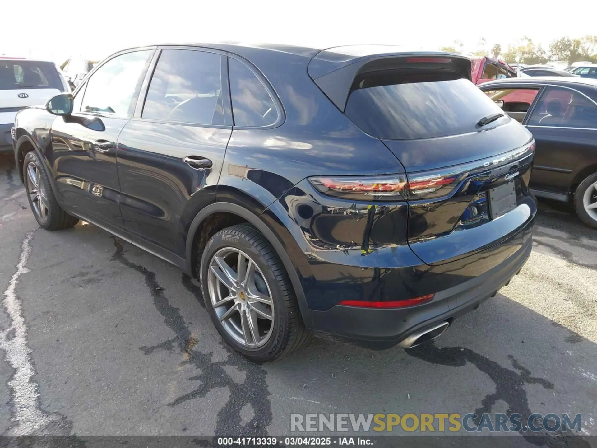 3 fotografías del automóvil dañado WP1AA2AY3LDA04136 PORSCHE CAYENNE 2020