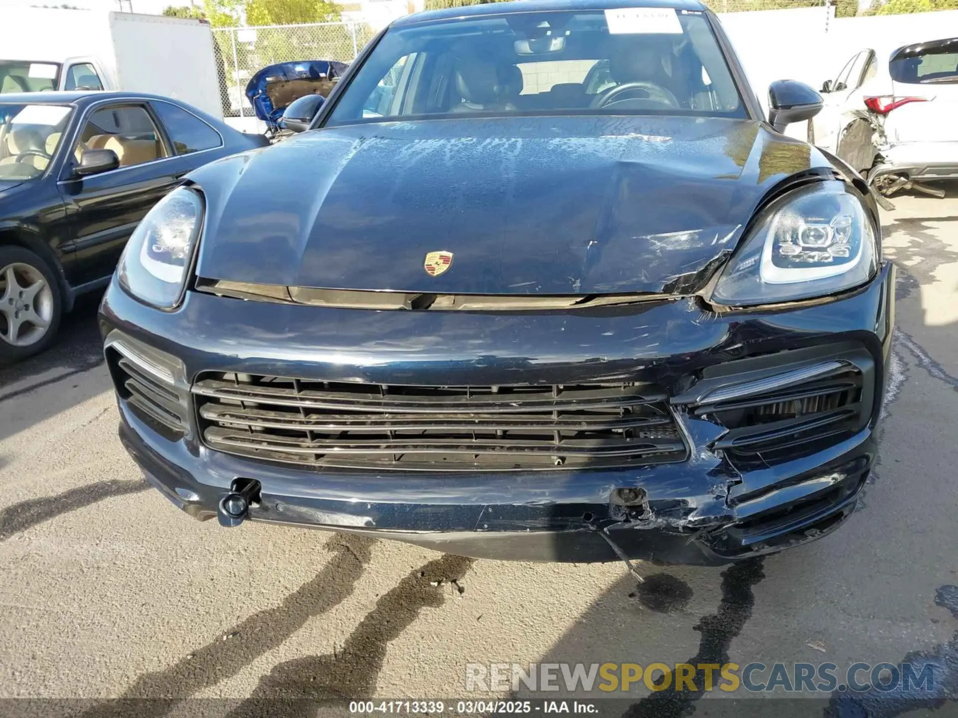 6 fotografías del automóvil dañado WP1AA2AY3LDA04136 PORSCHE CAYENNE 2020