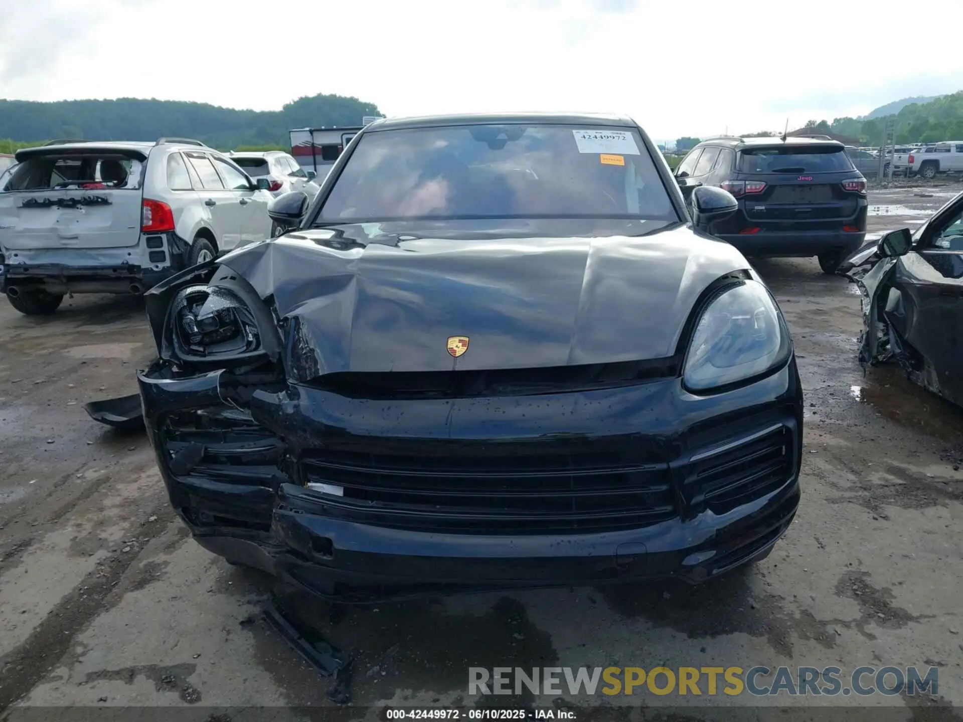 12 fotografías del automóvil dañado WP1AA2AY4LDA07823 PORSCHE CAYENNE 2020