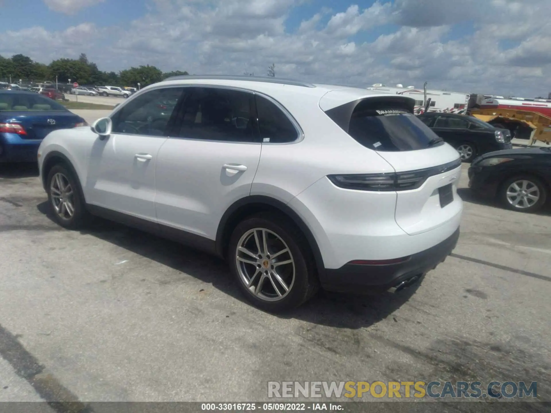 3 fotografías del automóvil dañado WP1AA2AY4LDA10205 PORSCHE CAYENNE 2020