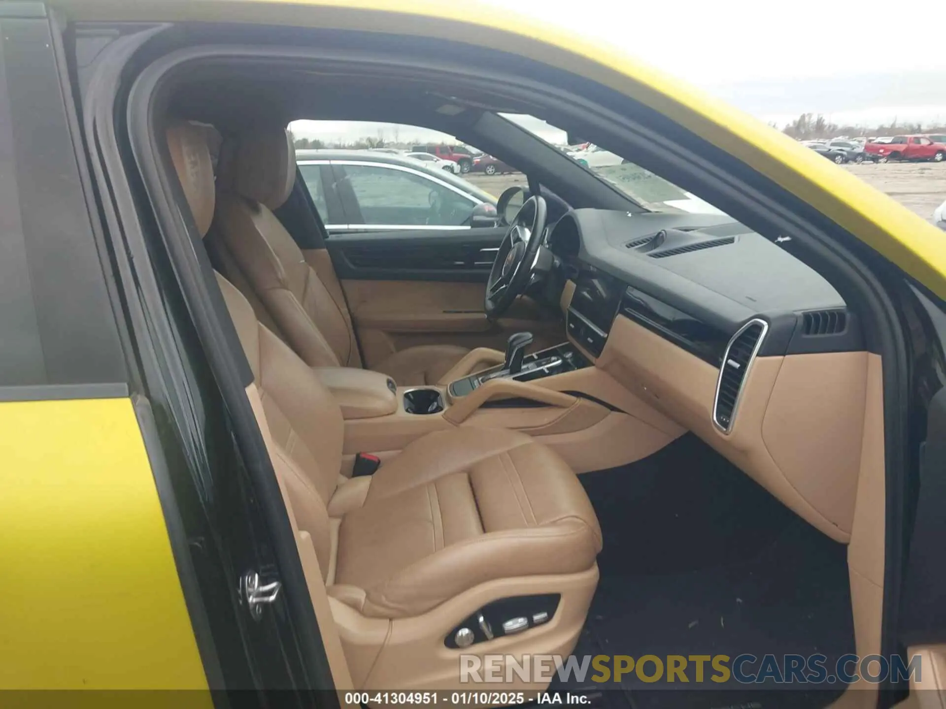 5 fotografías del automóvil dañado WP1AA2AY5LDA03828 PORSCHE CAYENNE 2020