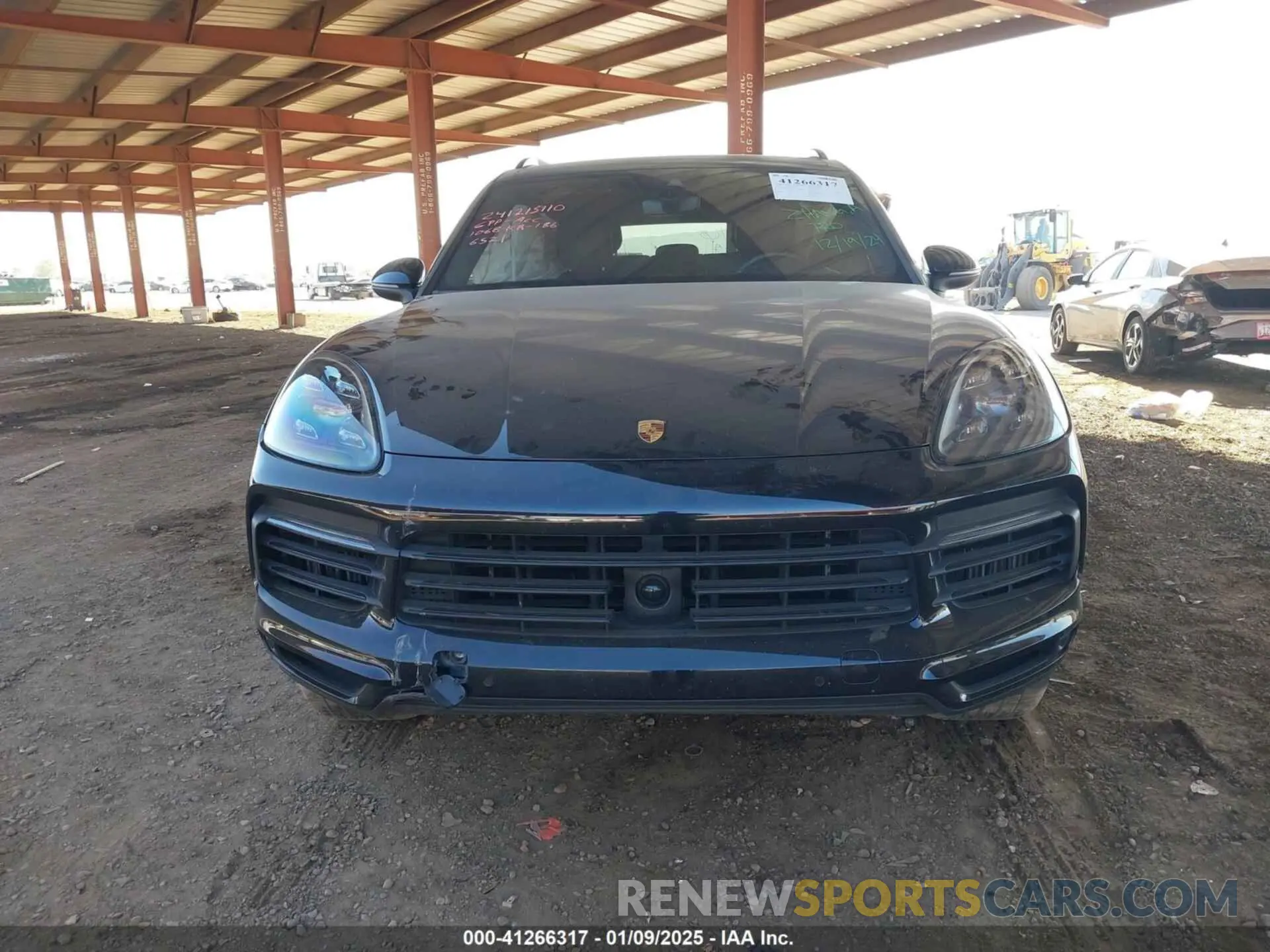 12 fotografías del automóvil dañado WP1AA2AY5LDA06521 PORSCHE CAYENNE 2020