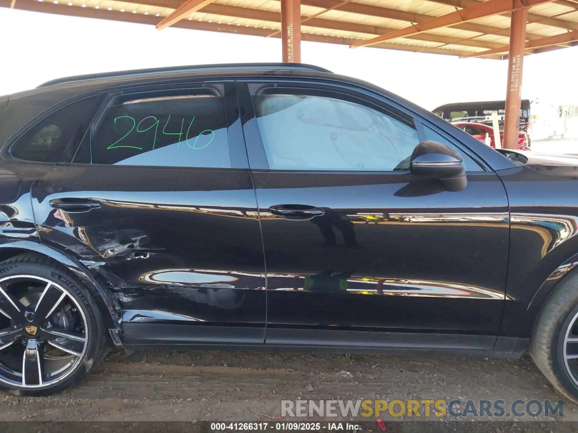 13 fotografías del automóvil dañado WP1AA2AY5LDA06521 PORSCHE CAYENNE 2020