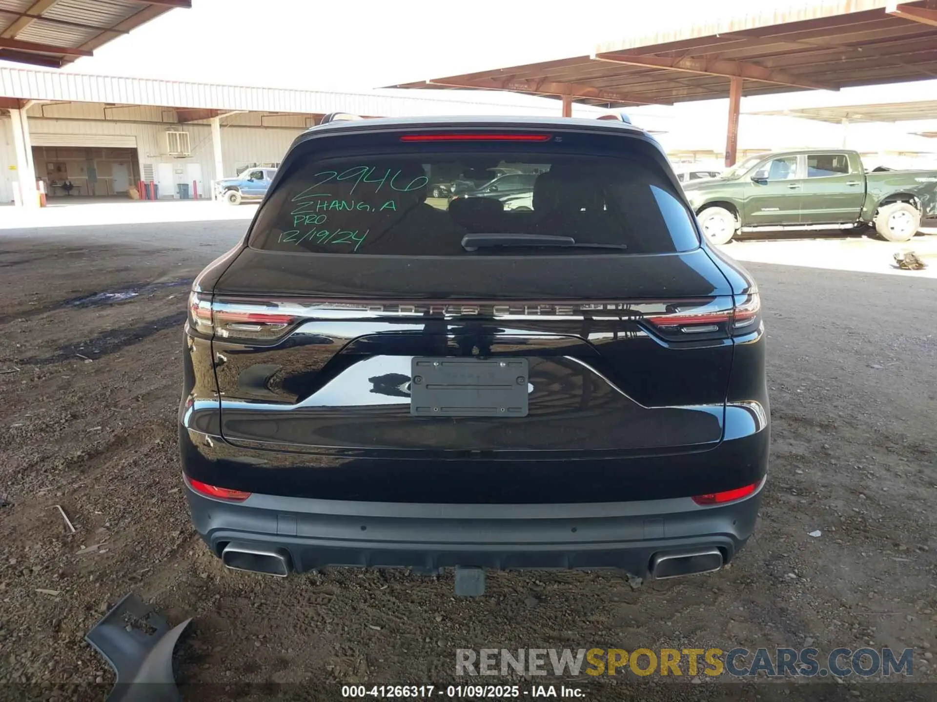 16 fotografías del automóvil dañado WP1AA2AY5LDA06521 PORSCHE CAYENNE 2020