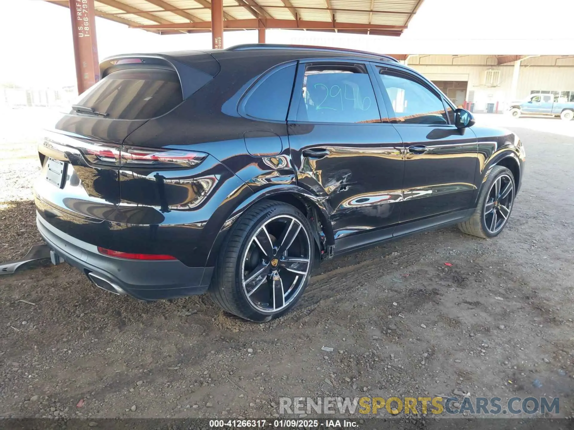 4 fotografías del automóvil dañado WP1AA2AY5LDA06521 PORSCHE CAYENNE 2020