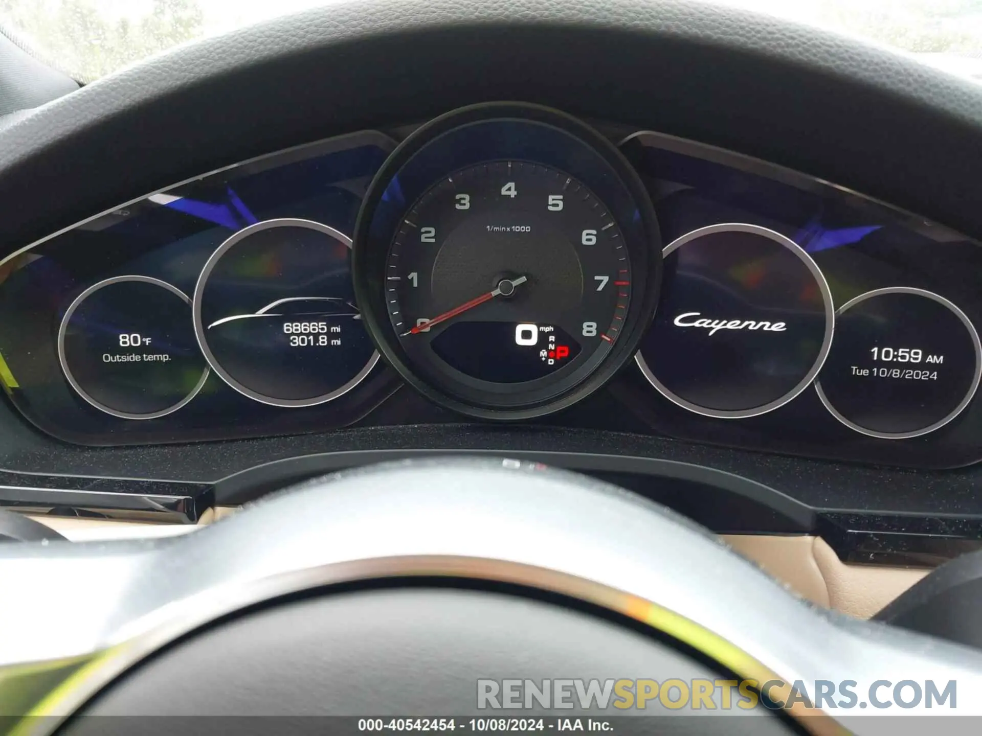 15 fotografías del automóvil dañado WP1AA2AY8LDA00891 PORSCHE CAYENNE 2020