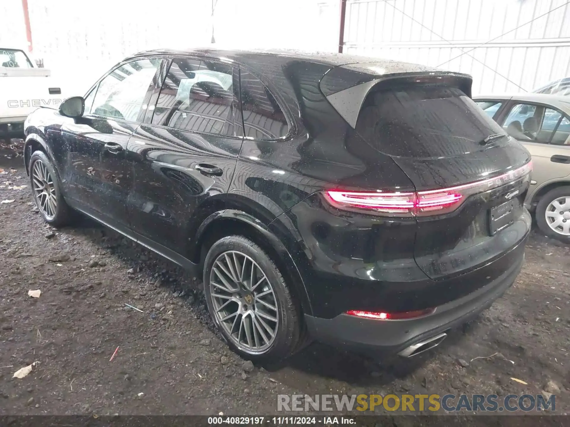 3 fotografías del automóvil dañado WP1AA2AY8LDA06206 PORSCHE CAYENNE 2020