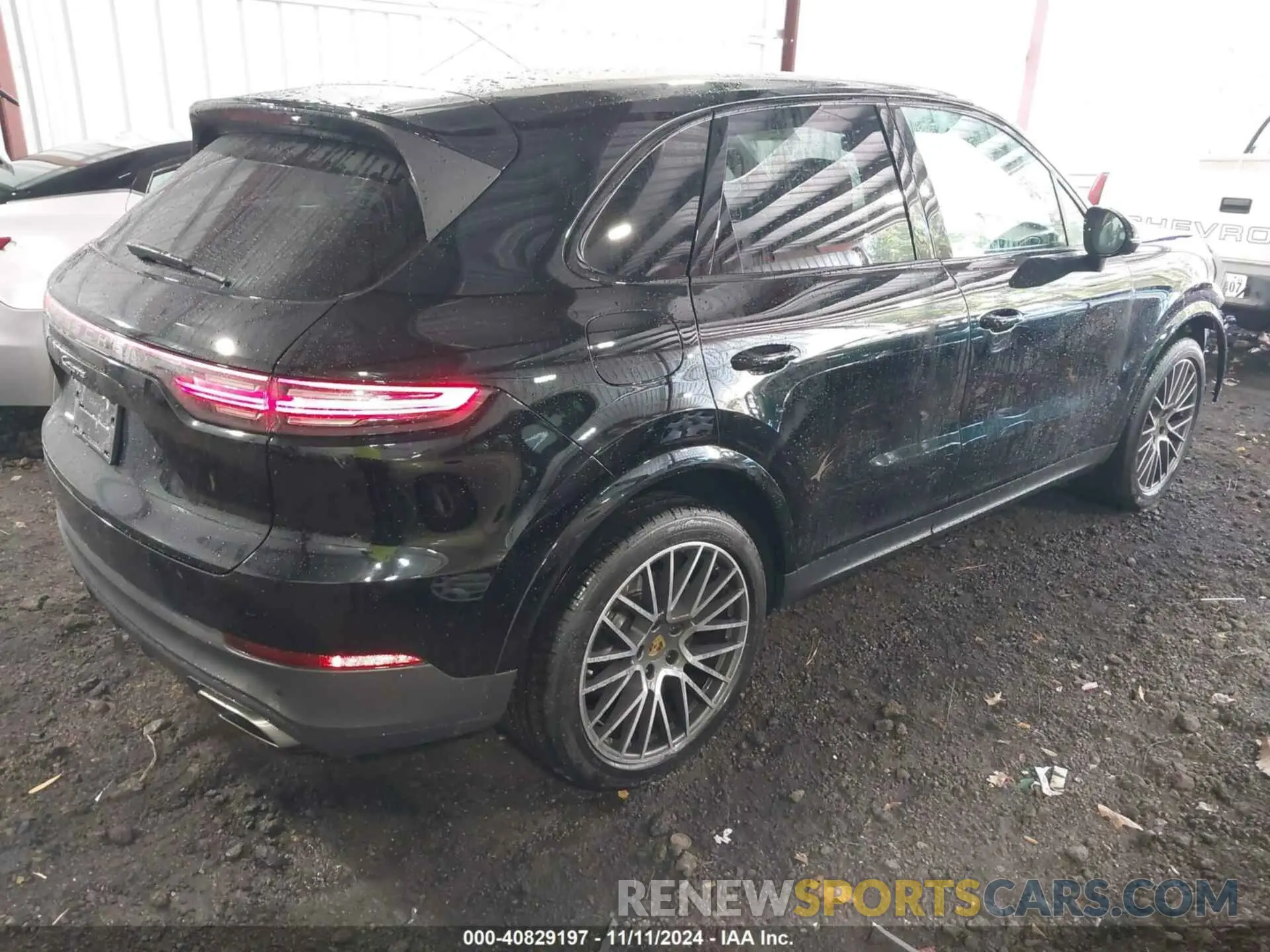 4 fotografías del automóvil dañado WP1AA2AY8LDA06206 PORSCHE CAYENNE 2020
