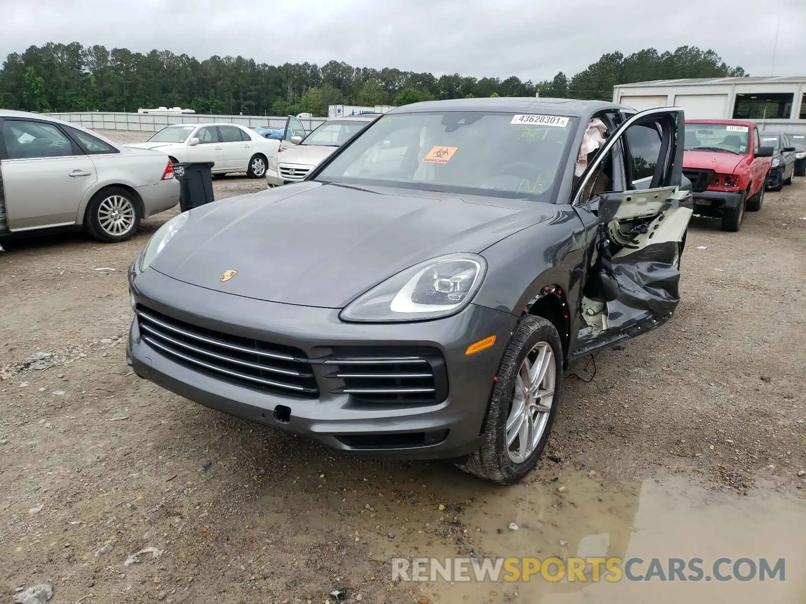 2 fotografías del automóvil dañado WP1AA2AY8LDA10482 PORSCHE CAYENNE 2020