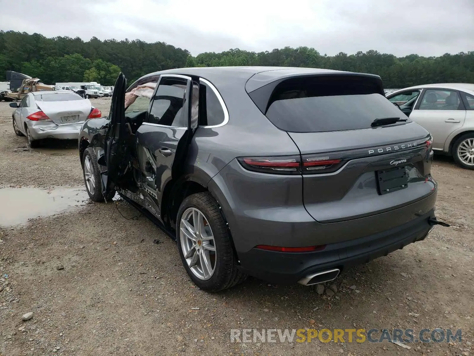 3 fotografías del automóvil dañado WP1AA2AY8LDA10482 PORSCHE CAYENNE 2020