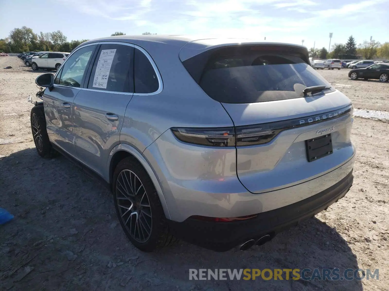 3 fotografías del automóvil dañado WP1AB2AY6LDA28816 PORSCHE CAYENNE 2020